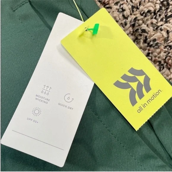 All In Motion Mens Golf Shorts Green Waist Size 36 | NWT - Picture 6 of 8